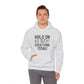 Hold On Let Me Overthink This- Unisex Heavy Blend™ Hooded Sweatshirt