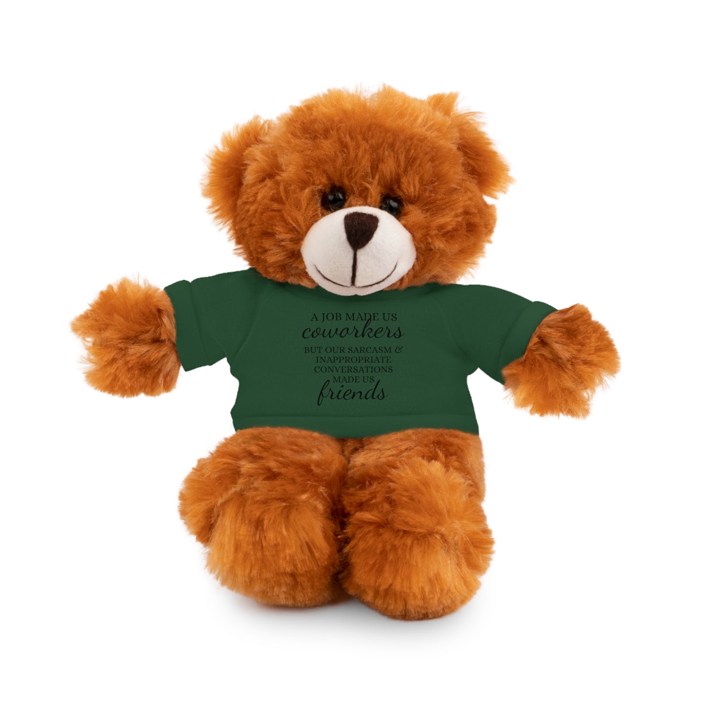 Co-Workers/Work Friends Gift Stuffed Animals with Tee