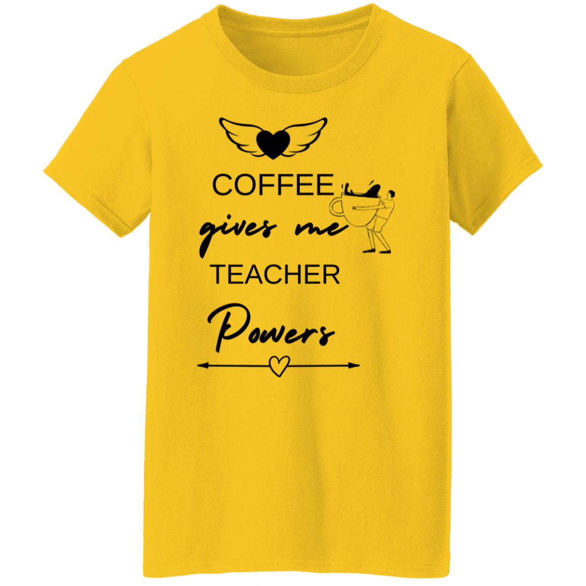 Back to School Ladies' 5.3 oz. T-Shirt For Teachers