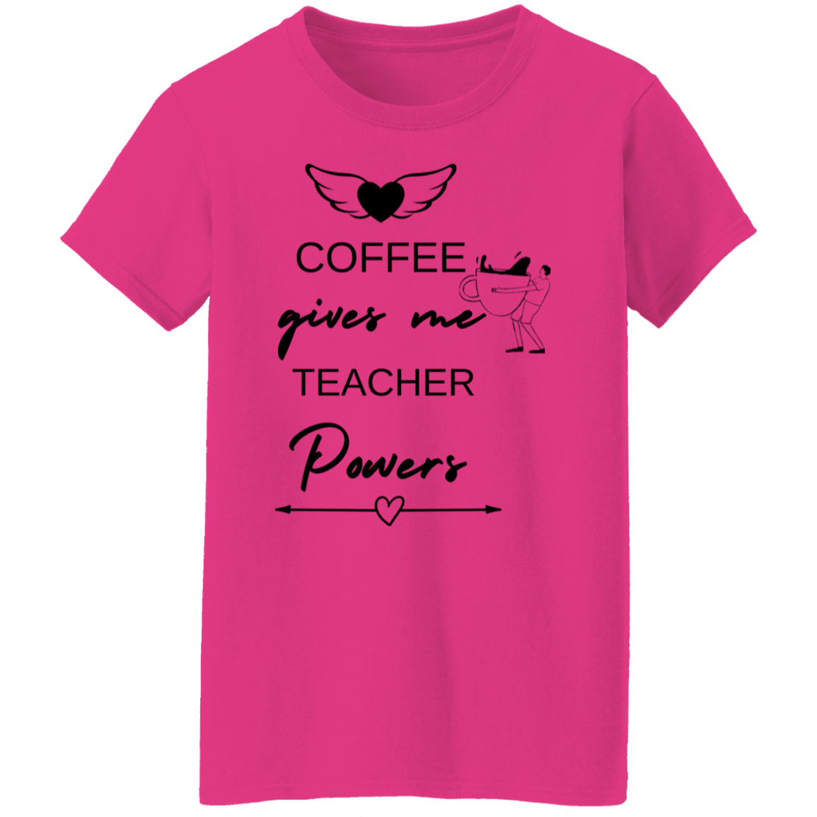 Back to School Ladies' 5.3 oz. T-Shirt For Teachers