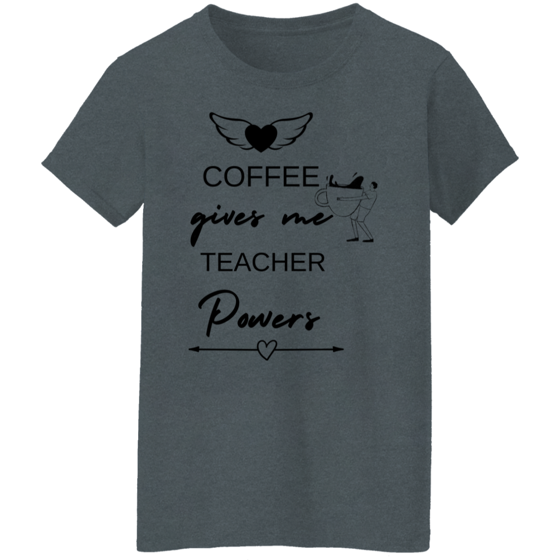Back to School Ladies' 5.3 oz. T-Shirt For Teachers
