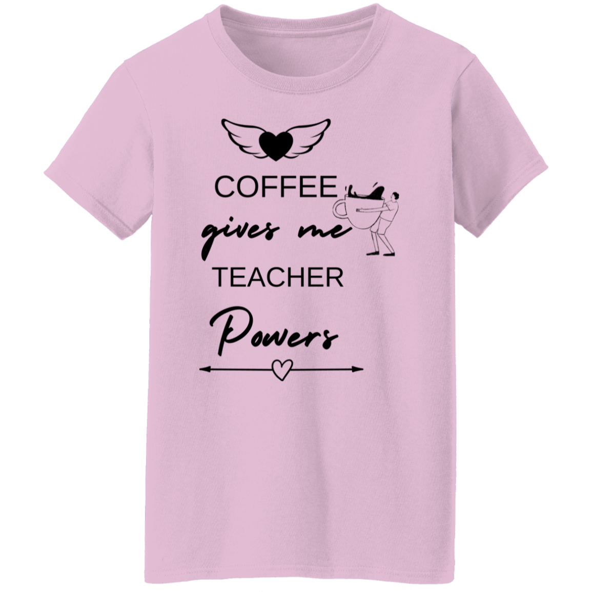 Back to School Ladies' 5.3 oz. T-Shirt For Teachers