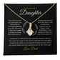 To My Daughter Necklace from Dad, Gift for Daughter from Dad, Father Daughter Necklace, Gifts to Daughter from Dad, Daughter Gift From Dad