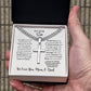 TO OUR SON CROSS NECKLACE FROM MOM & DAD
