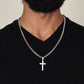 TO OUR SON CROSS NECKLACE FROM MOM & DAD