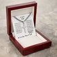 TO OUR SON CROSS NECKLACE FROM MOM & DAD