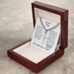 TO OUR SON CROSS NECKLACE FROM MOM & DAD