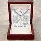 TO OUR SON CROSS NECKLACE FROM MOM & DAD