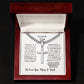 TO OUR SON CROSS NECKLACE FROM MOM & DAD