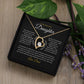 To My Daughter Necklace from Dad, Gift for Daughter from Dad, Father Daughter Necklace, Gifts to Daughter from Dad, Daughter Gift From Dad