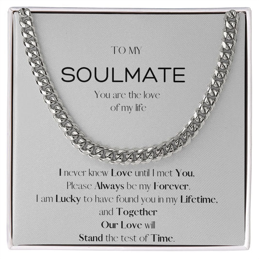 To My Soulmate, Husband, Boyfriend, Lover, Gift For Boyfriend, For Him, Husband Gift