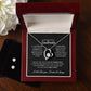 Forever Love Necklace + Clear CZ Earrings