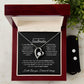 Forever Love Necklace + Clear CZ Earrings